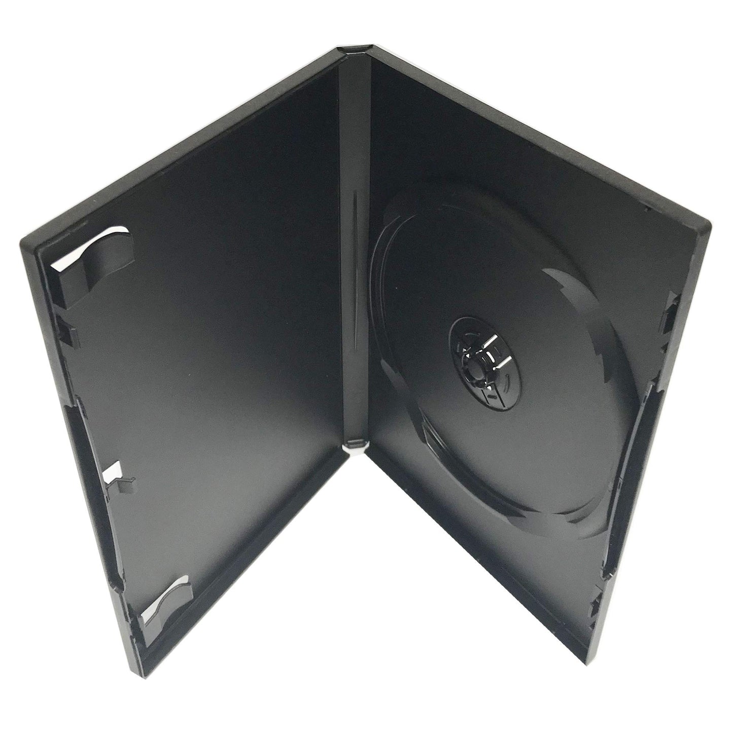 KEYIN Standard Black DVD Case - Premium, 25 Pack