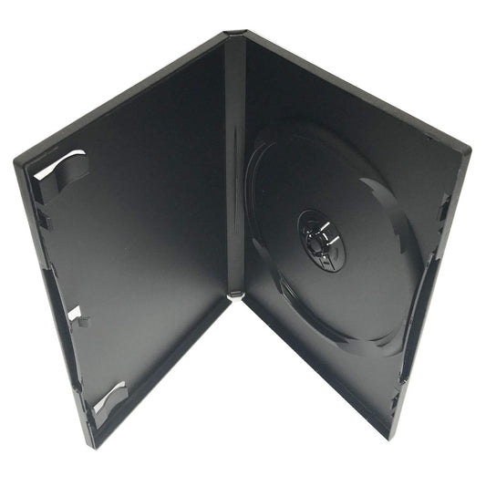 KEYIN Standard Black DVD Case - Premium, 25 Pack