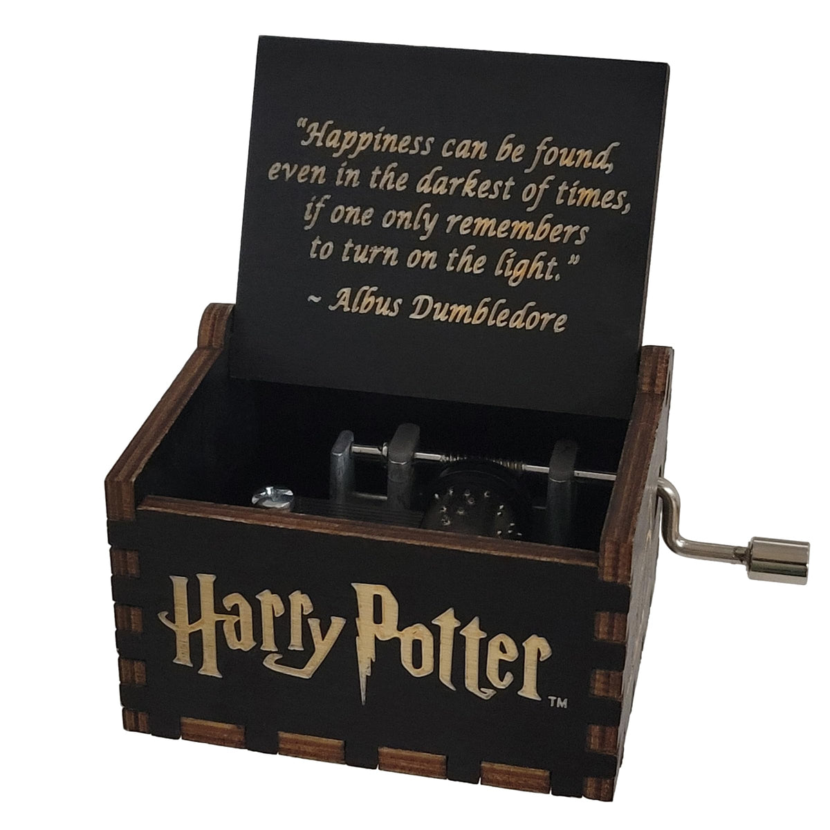 TheLaser'sEdge Harry Potter Mini Music Box Gift - Black Happiness