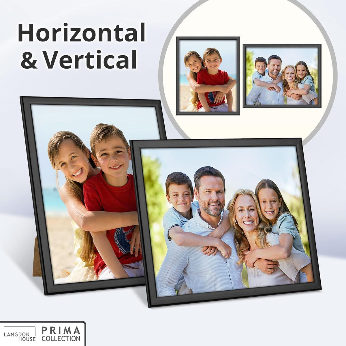 11x17 Poster Frames - Black, MultiPack of 24 - Prima Collection