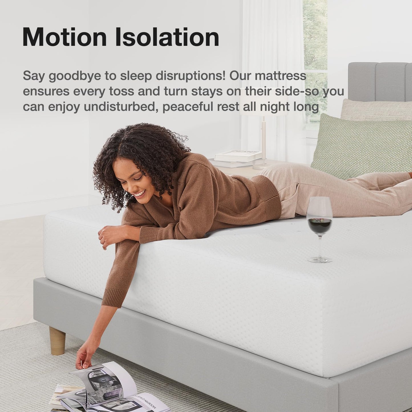 Novilla Queen Mattress, 10 Inch Queen Size Memory Foam Mattress in a Box, Gel Memory Foam Mattress for Comfort Sleep &Cooling Night Sleep, CertiPUR-US Certified