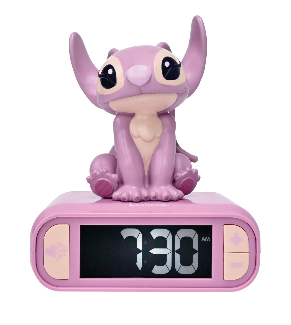 LEXiBOOK, Stitch Angel Nightlight Alarm Clock, RL800D1