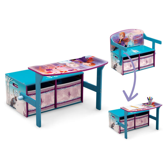 Delta Children Kids Convertible Activity Bench - Greenguard Gold Certified, Frozen II