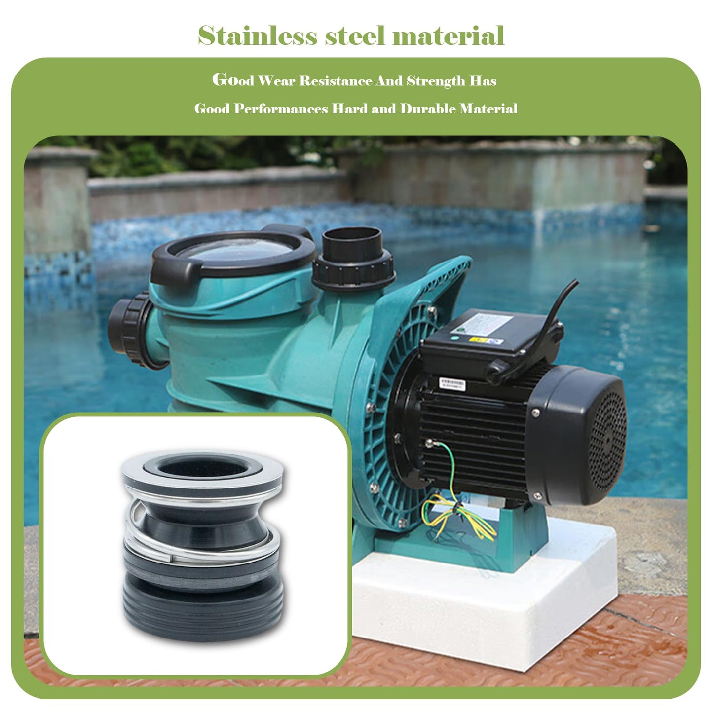 Rhyme dream PS-201 3/4" Shaft Seal for Swimming Pool Pump PS-201 SPX1600Z2 AS201