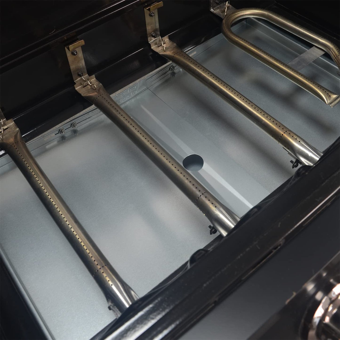CaptainGrill Grease Tray with Catch Pan - Dyna Glo Grill Replacement Parts, Universal Drip Pan for 4/5 Burner Gas Grill Models from Dyna Glo, Nexgrill, Expert Grill, Kenmore, BHG and More (24"-30")