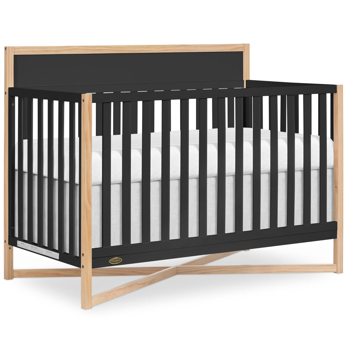 Dream On Me Owen 5-in-1 Convertible Full Size Baby Crib, GREENGUARD Gold