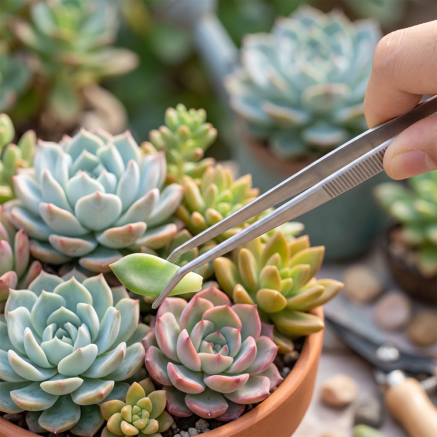 4 Pcs Plant Tweezers - Stainless Steel Seed Starter Garden Tweezers
