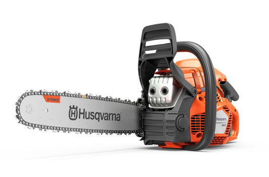 Husqvarna 445S Gas Chainsaw 18 Inch, 50-cc 3-HP, 2-Cycle X-Torq Engine, with Automatic Oiler, For Wood Cutting and Tree Trimming, Gifts for Men