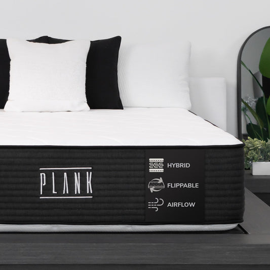 Brooklyn Bedding Plank Firm Luxe 13" Olympic Queen 66x80 Hybrid Mattress