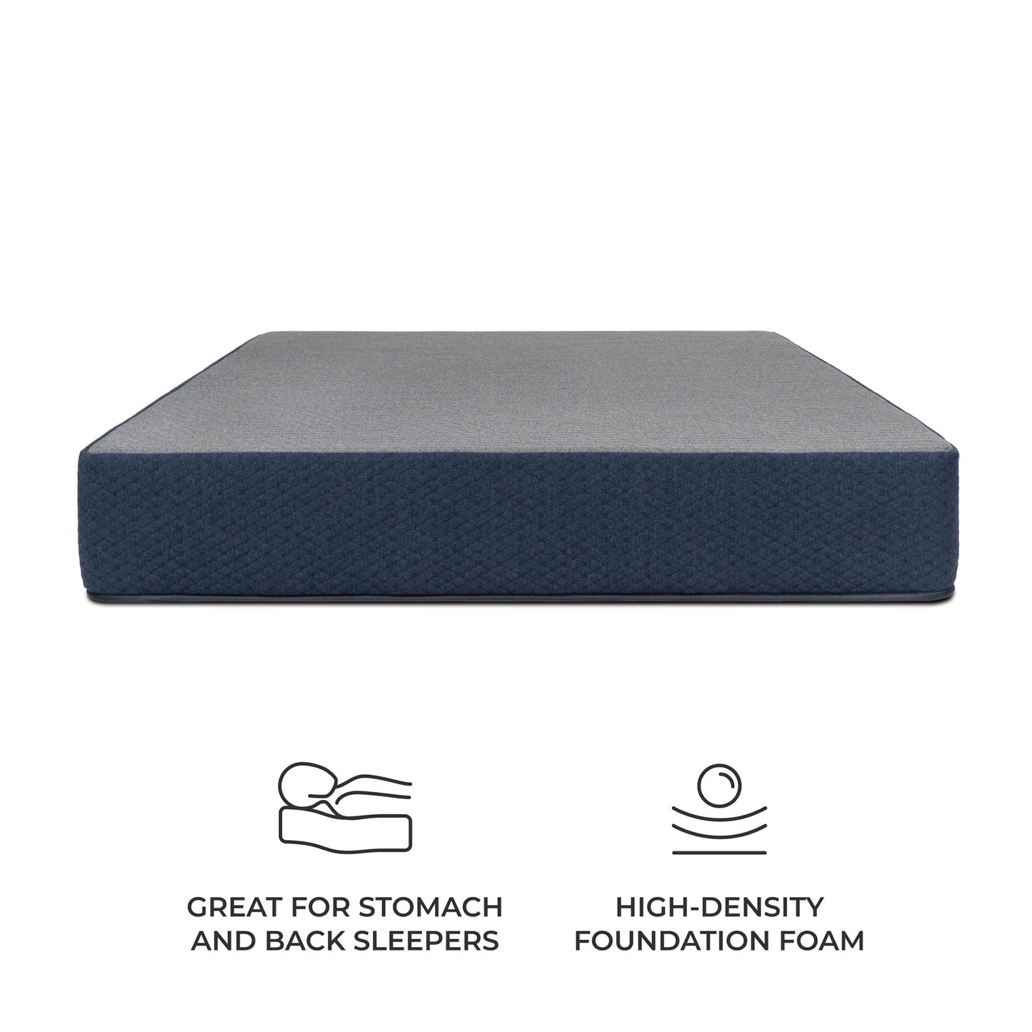 DREAMFOAM Brooklyn Bedding Copperflex Essential 8" Gel Memory Foam Mattress |Olympic Queen 66x80|Made in Arizona