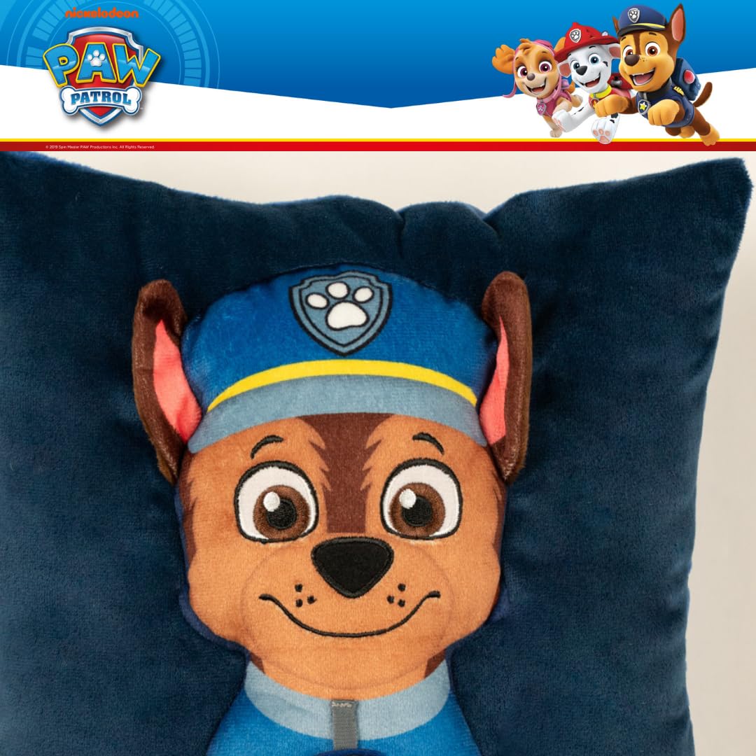 Paw Patrol Chase Kids Super Plush Cozy Snuggle (TM) Pillow (100% Officially Licensed Product) By Franco