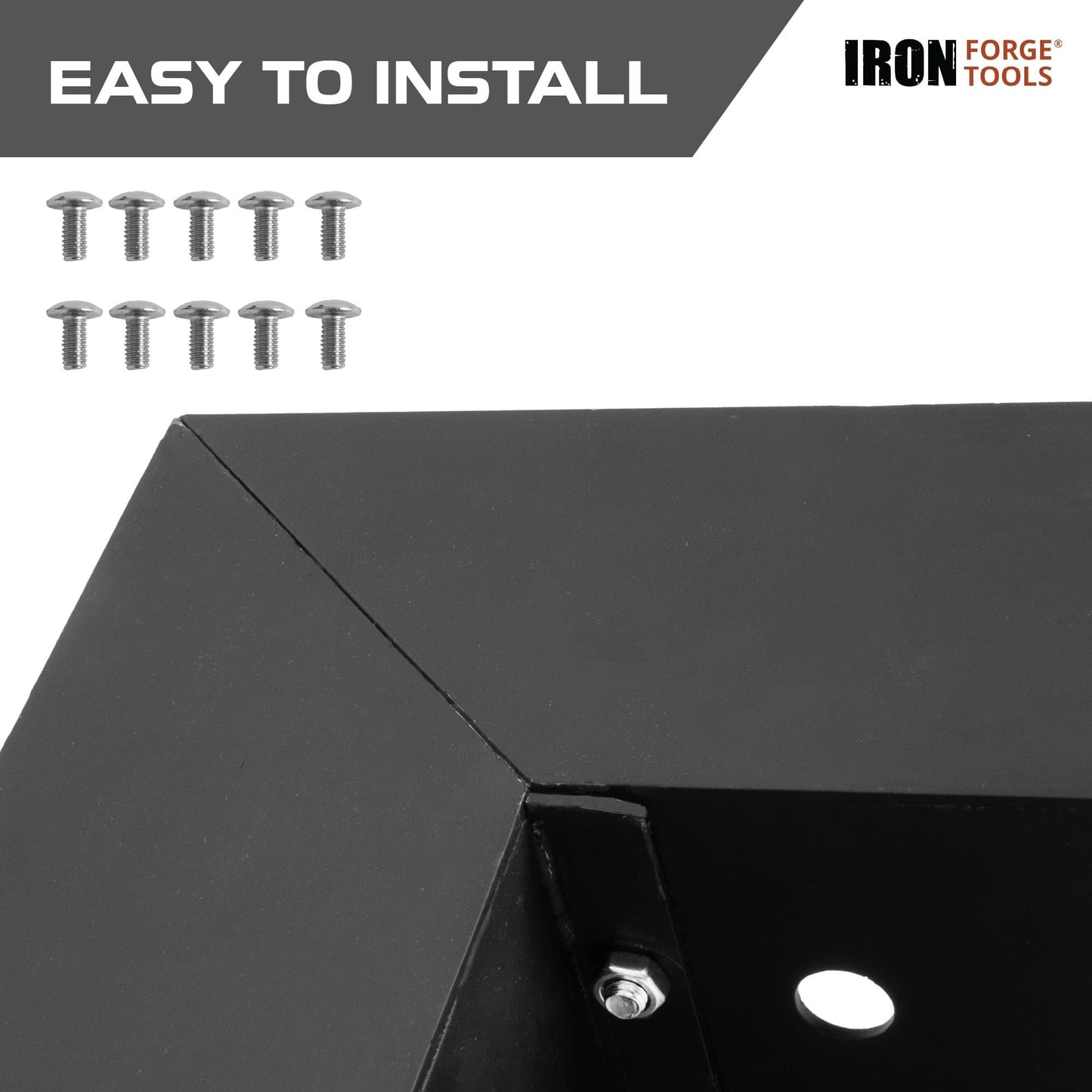 Iron Forge Tools Smokeless Outdoor Fire Pit Ring Insert 36 Inch Square