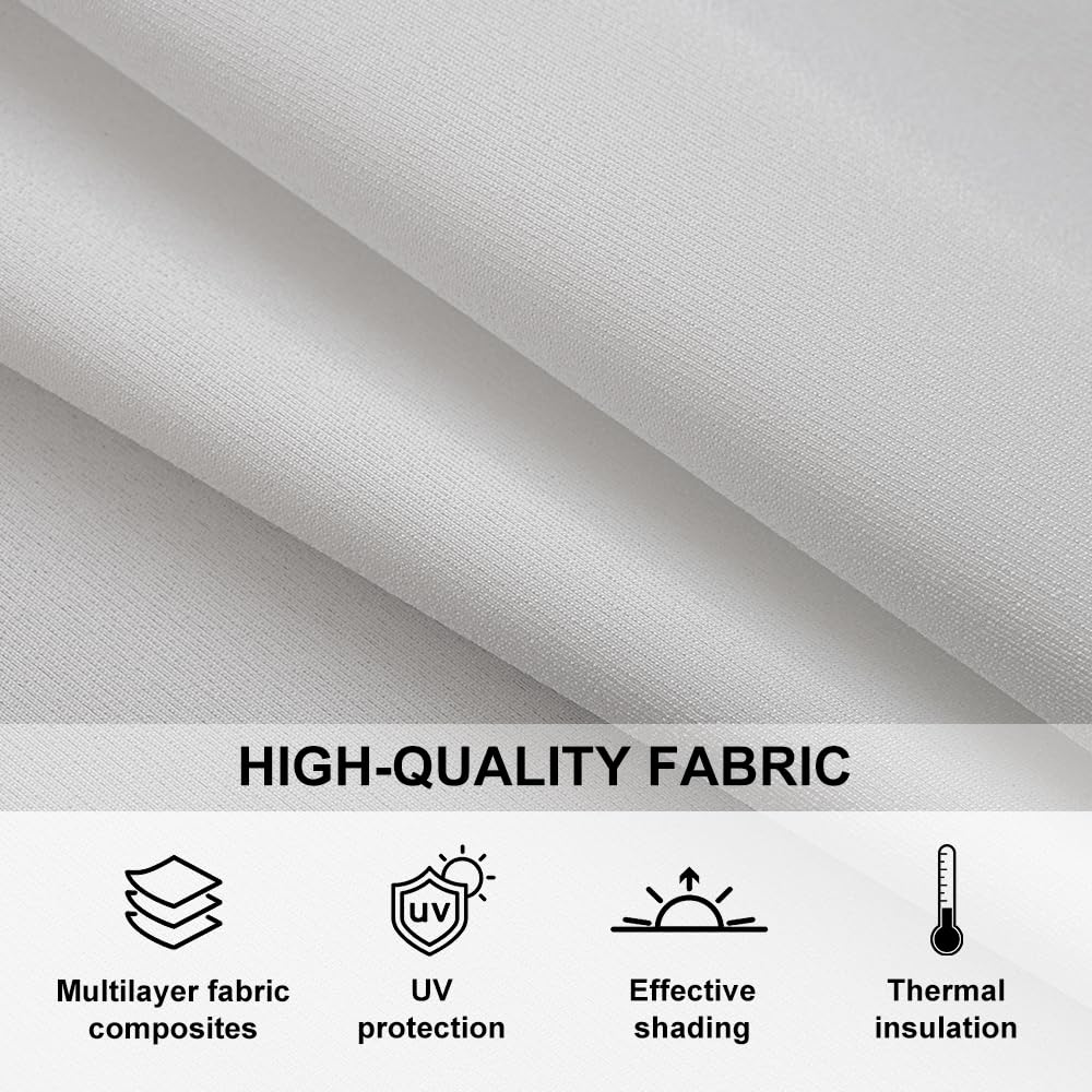 INZEBRIGH Cordless Roller Shades Free Stop Room Darkening Window Blinds