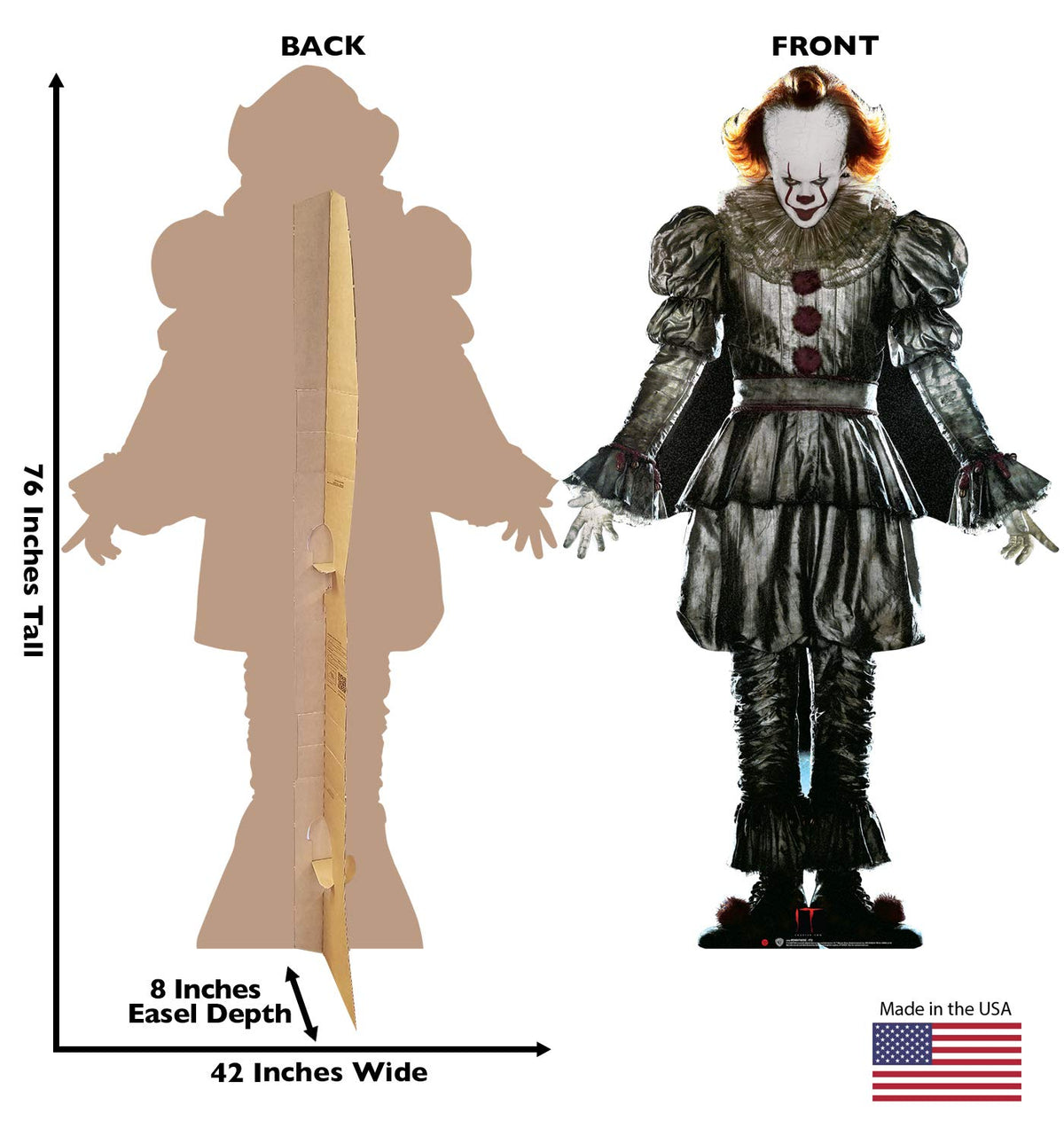 Cardboard People Pennywise Cardboard Cutout - IT Chapter 2