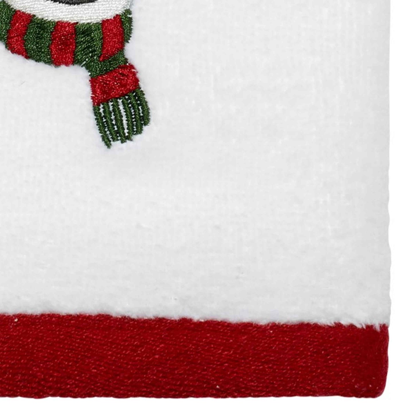 Avanti Linens - Fingertip Towels, Soft & Absorbent, Christmas Decorations, Set of 2 (Winter Snowman Collection)