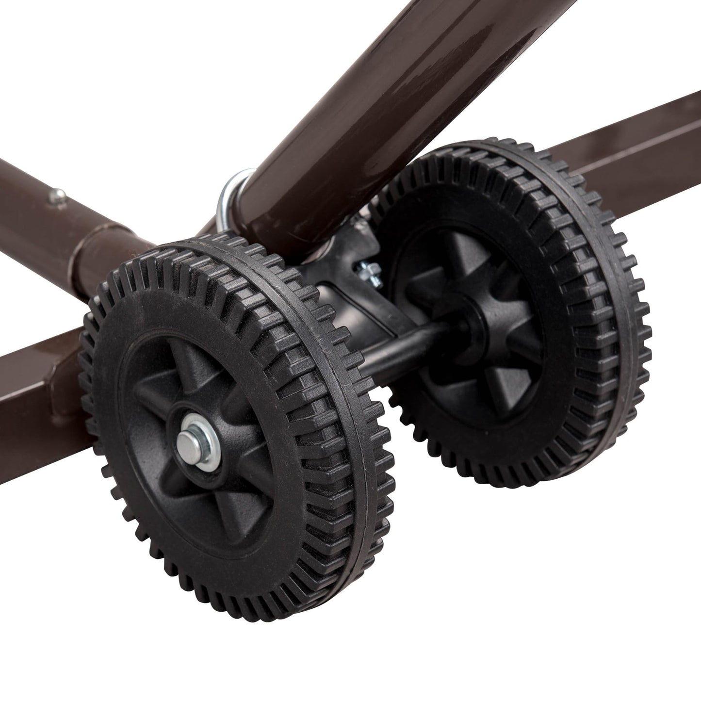 Island Umbrella All-Weather Outdoor Hammock Wheel Set – Universal 6-in Polypropylene Wheels – Fits Tube-Style Stands up to 2-in Dia., Powder-Coated Steel Bracket, Easy Assembly, Weather-Resistant