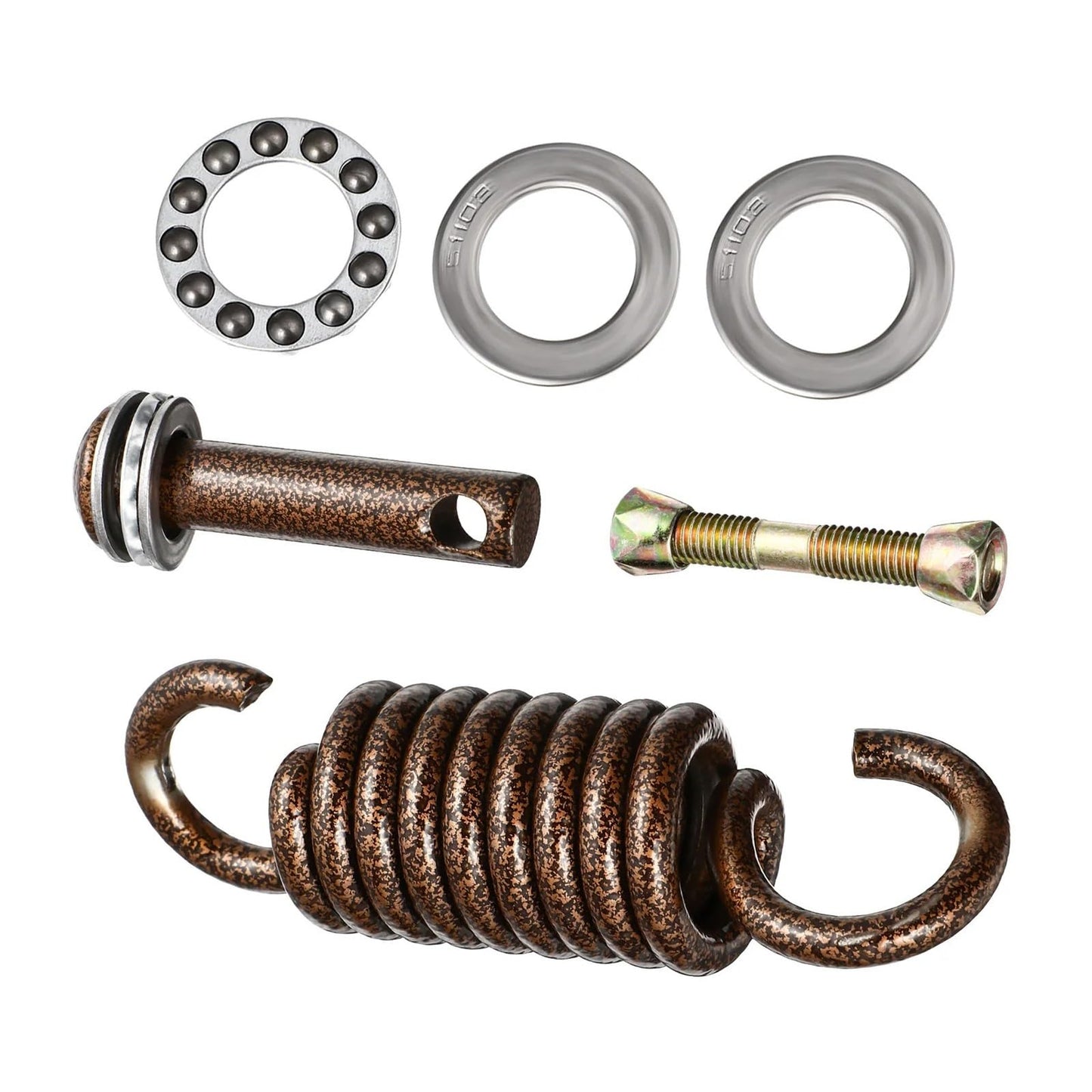 Hammock Chair Spring Outdoor Hanging Chair Fixing Kit Stainless Steel Spring Hook With Rotating Design Bolt Screw For Hammock Porch Swing