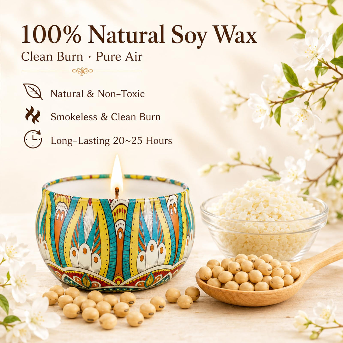Scented Candles Gift Set, 12 Pack Travel Tin Candle Set, Gifts for Women
