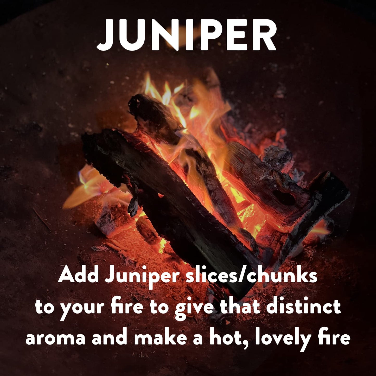 Billy Buckskin 18 LB Juniper Firewood Bundle – Aromatic & Seasoned Wood Logs with Fatwood Starter Sticks for Fire Pit, Campfire, Fireplace, Wood Stoves and Outdoor Grilling