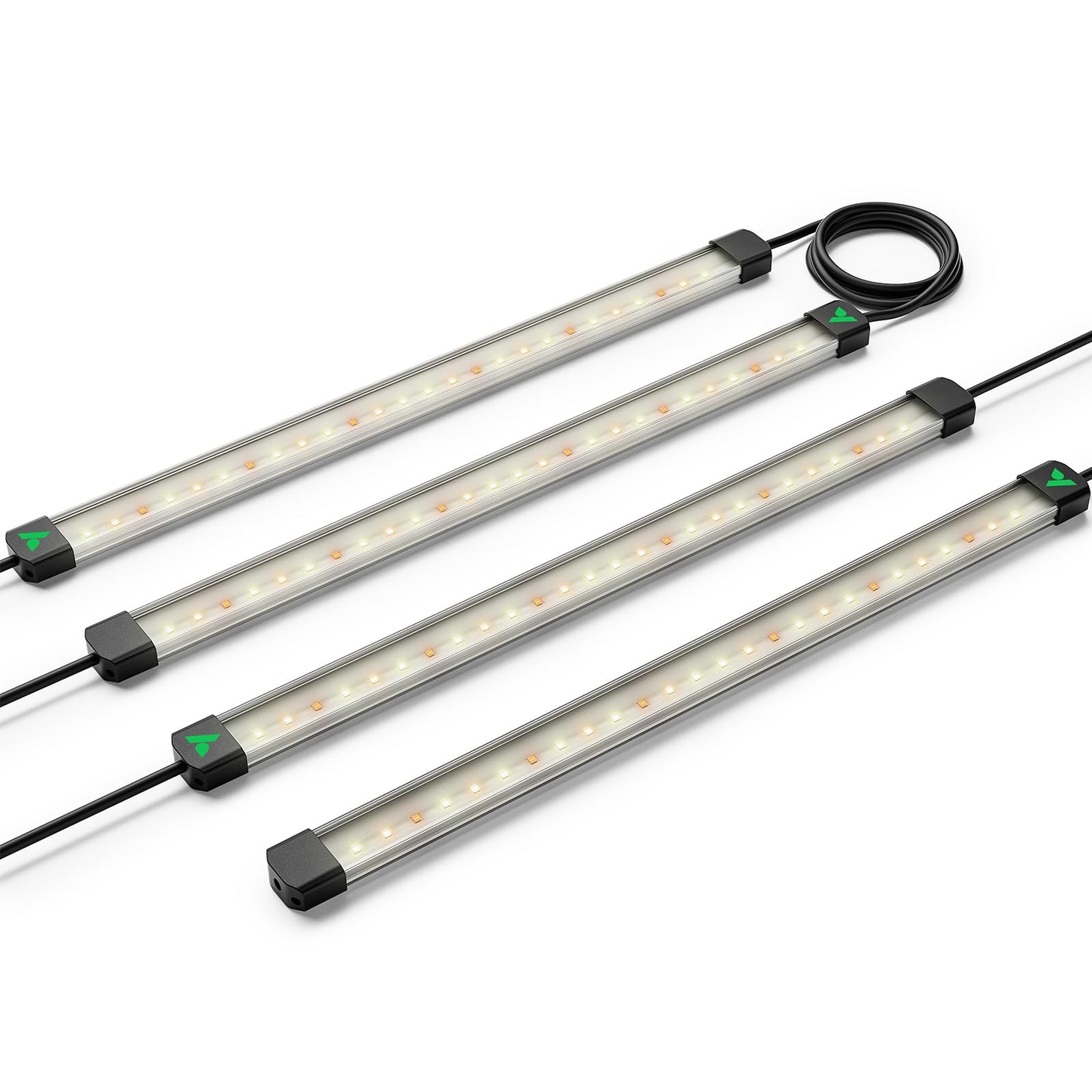 VIVOSUN Lumaray LED Grow Light Bars 16”(4-Bar), Full Spectrum Side Lighting with 60% Red Light up to 25% Yields for Grow Tents, Greenhouses, Magnet Reliability Upgraded, SGS Compatible