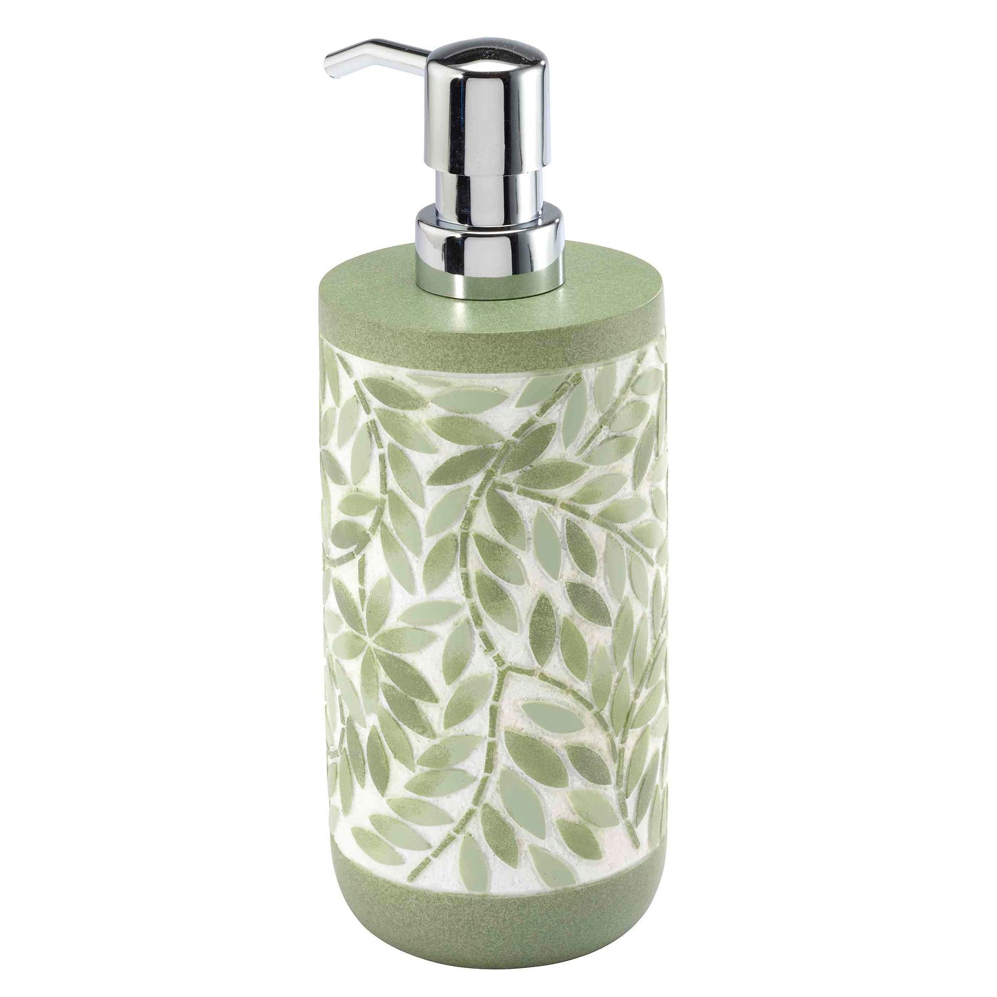 Avanti Linens - Lotion Pump/Soap Dispenser, Resin Countertop Accessories, Guest Bathroom Essentials (Stratford Collection, Green)