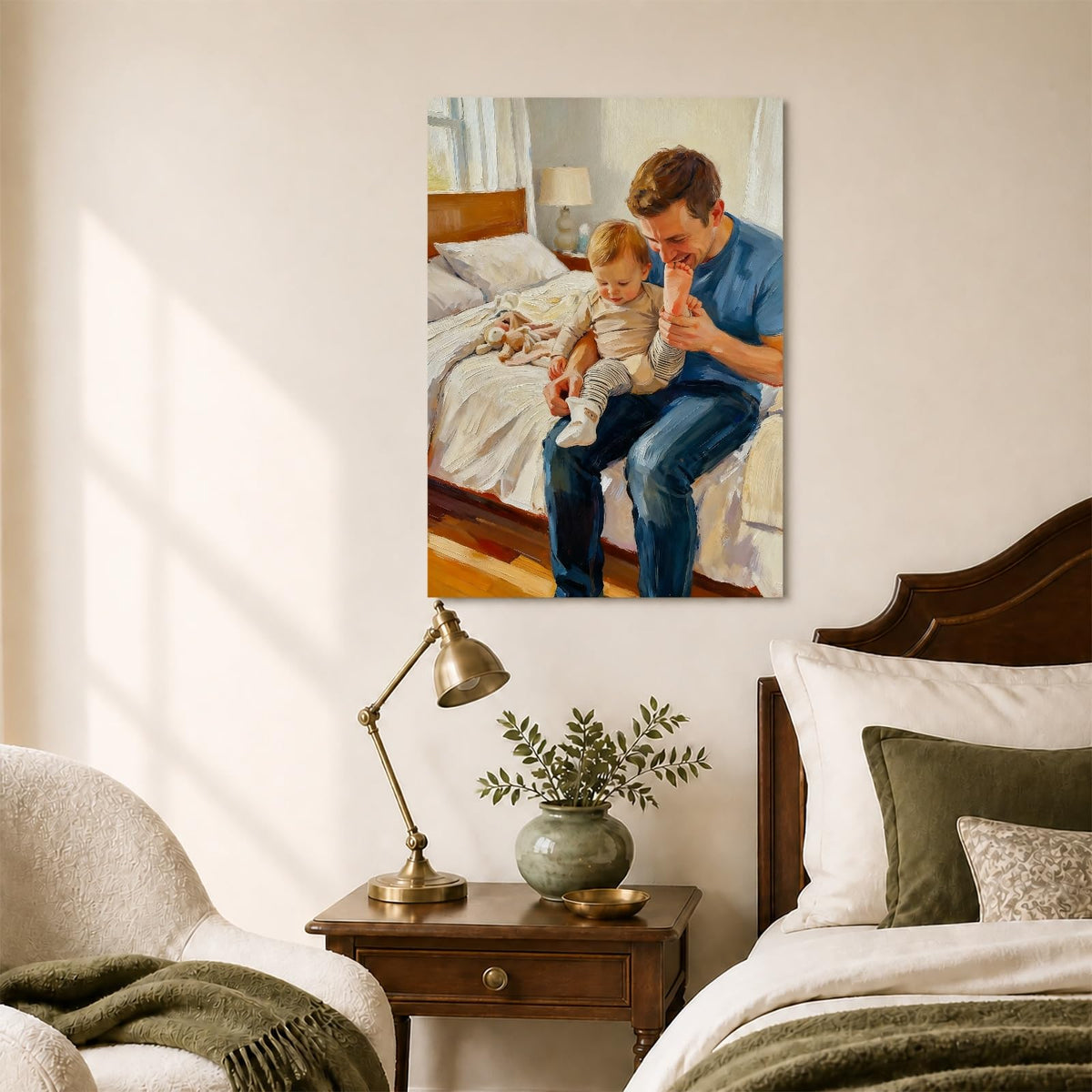 Picture to Oil Painting Art Poster, Gift for Your Partner
