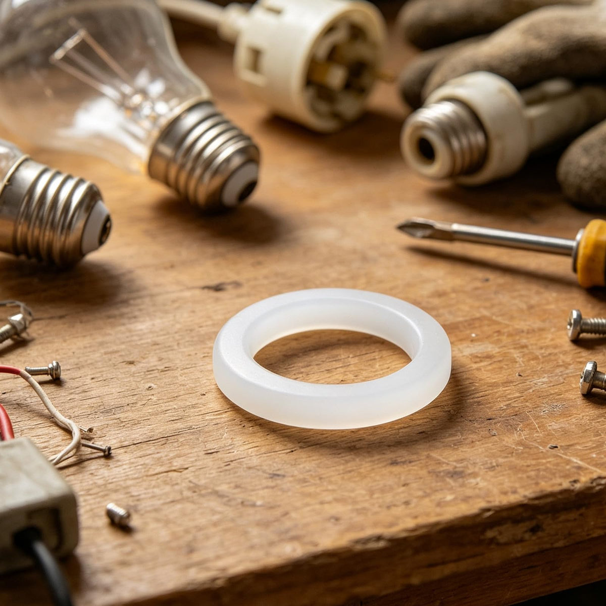 2pcs Light Bulb Fragrance Ring Silicone for Bayonet Sockets