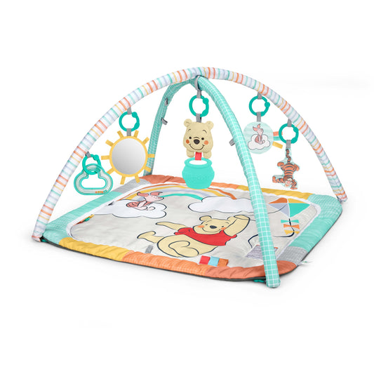 Bright Starts Baby Activity Gym with Two Toy Bars, Winnie the Pooh, Unisex Multi-Coloured