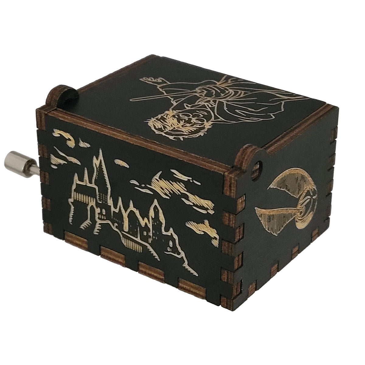 TheLaser'sEdge Harry Potter Mini Music Box Gift - Black Happiness