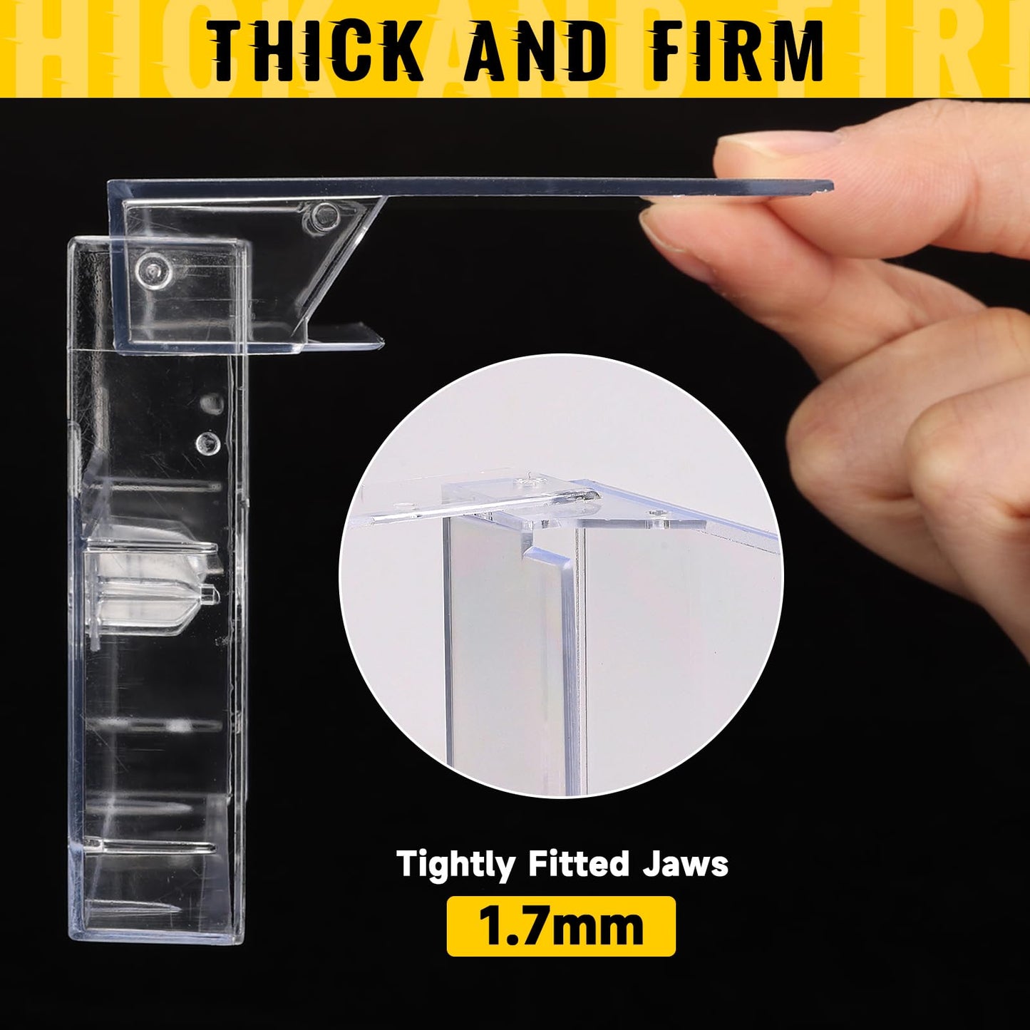 T WaveTree 50-Pack Audio Cassette Storage Cases - Clear Plastic Cassette Tape Cases - Audio Storage Solution 4.28" L x2.75 W x0.6 H