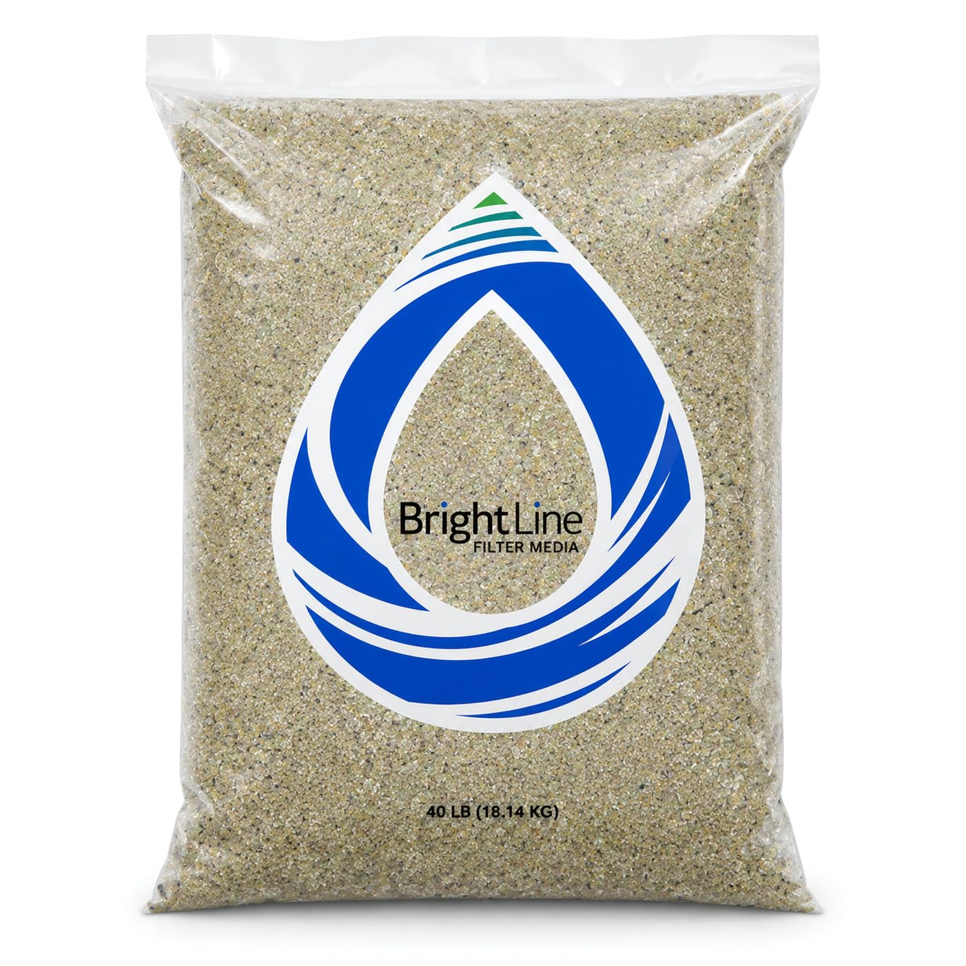 HARSCO METALS & MINERALS Filter Glass - 40 Lbs. Bag