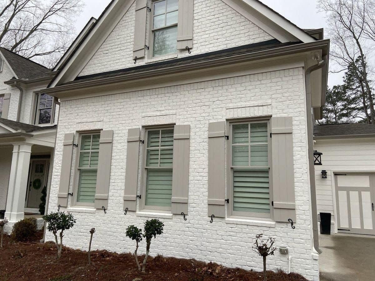 Polaris Homeside 4 Board and Batten Joined Vinyl Shutters (1 Pair) 14-1/2in. x 31in. - 930 White
