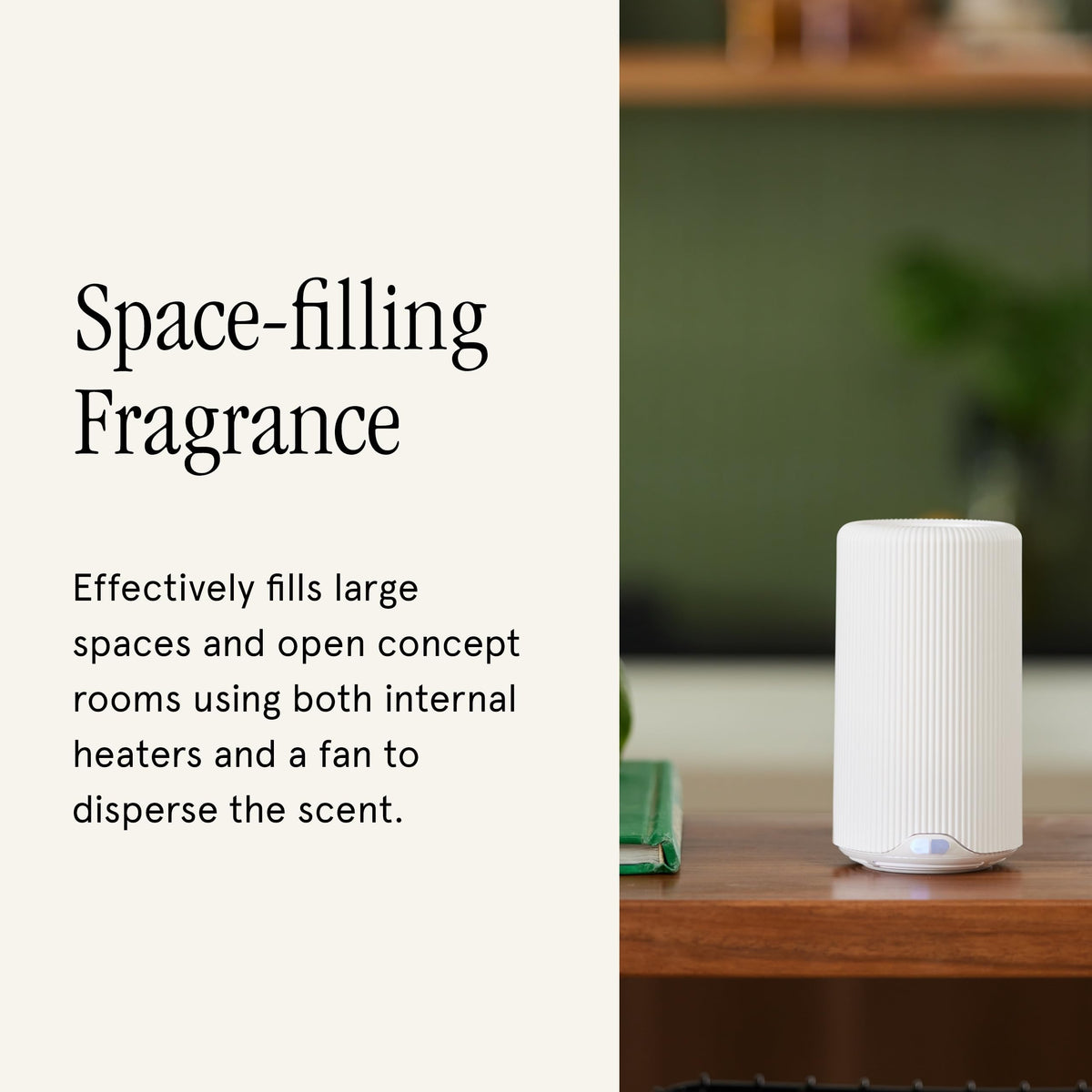 Pura Plus Smart Home Fragrance Diffuser for Large Spaces - Adjust Scent Intensity, Set Schedules, Timers & More in App - Fragrances Sold Separately - White