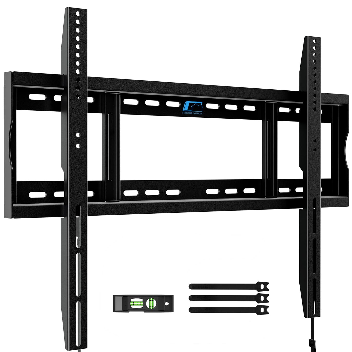 HOME VISION Heavy Duty Fixed TV Wall Mount Bracket for 48-120 Inch Extra Large Flat Screen Smart TVs, 264 Lbs Capacity, Max VESA 800x600 mm, Stud Spacing 12"-28", Low-Profile Flush Slim Design, HV8801