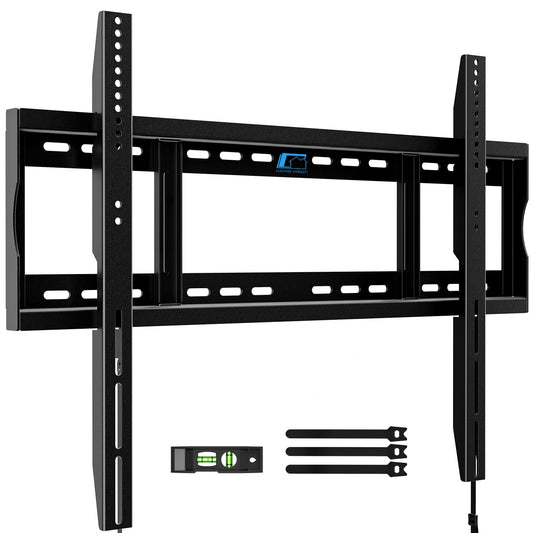 HOME VISION Heavy Duty Fixed TV Wall Mount Bracket for 48-120 Inch Extra Large Flat Screen Smart TVs, 264 Lbs Capacity, Max VESA 800x600 mm, Stud Spacing 12"-28", Low-Profile Flush Slim Design, HV8801