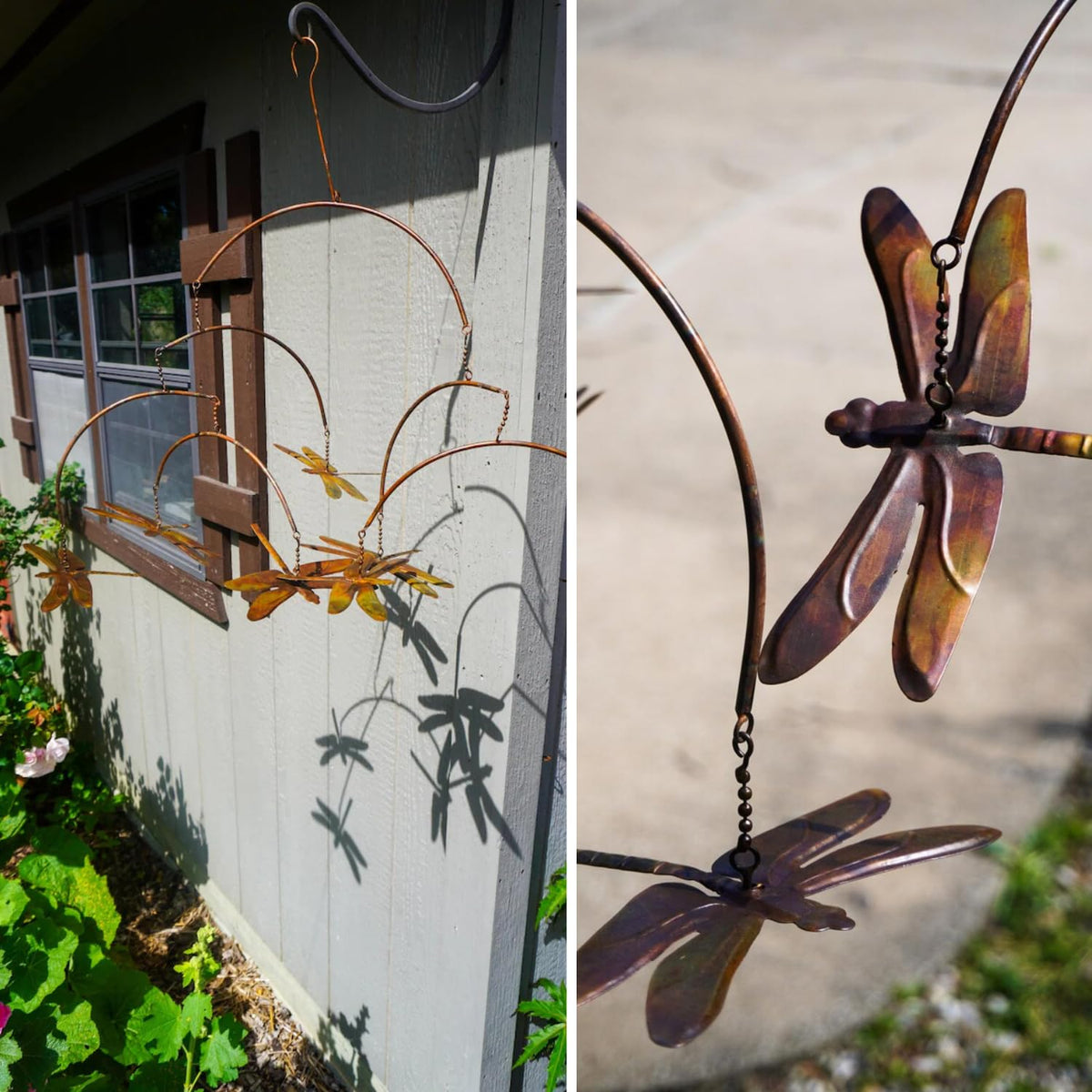 Ancient Graffiti Hanging Dragonfly Mobile, Multi, 28" H