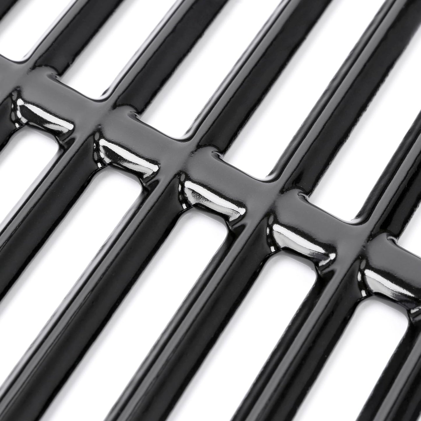 17.5" Grill Grates for Weber Spirit 300, Grill Parts for Weber Spirit E310 & GS4 Spirit II 300 Series, Spirit II E310, Spirit 2 E310, Genesis Silver/Gold B & C,Porcelain Enameled Cast Iron Grate 7638