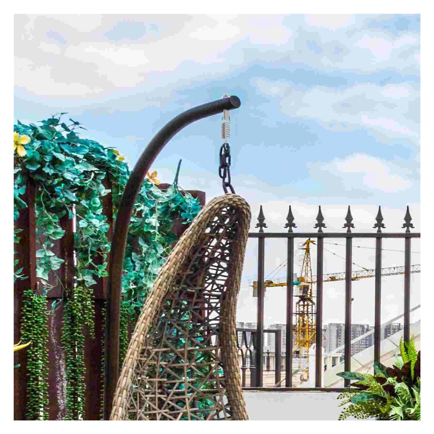 Hammock Chair Spring Swing Hardware Heavy Duty Spring Hook Suspension Extension Pin For Indoor And Outdoor Hanging Chair