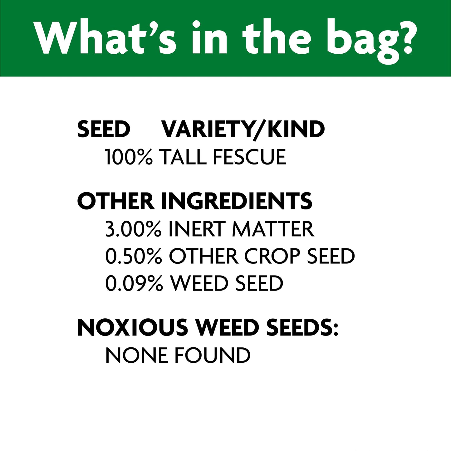 Scotts Professional Turfgrass Seed Tall Fescue Mix, 50 lbs.