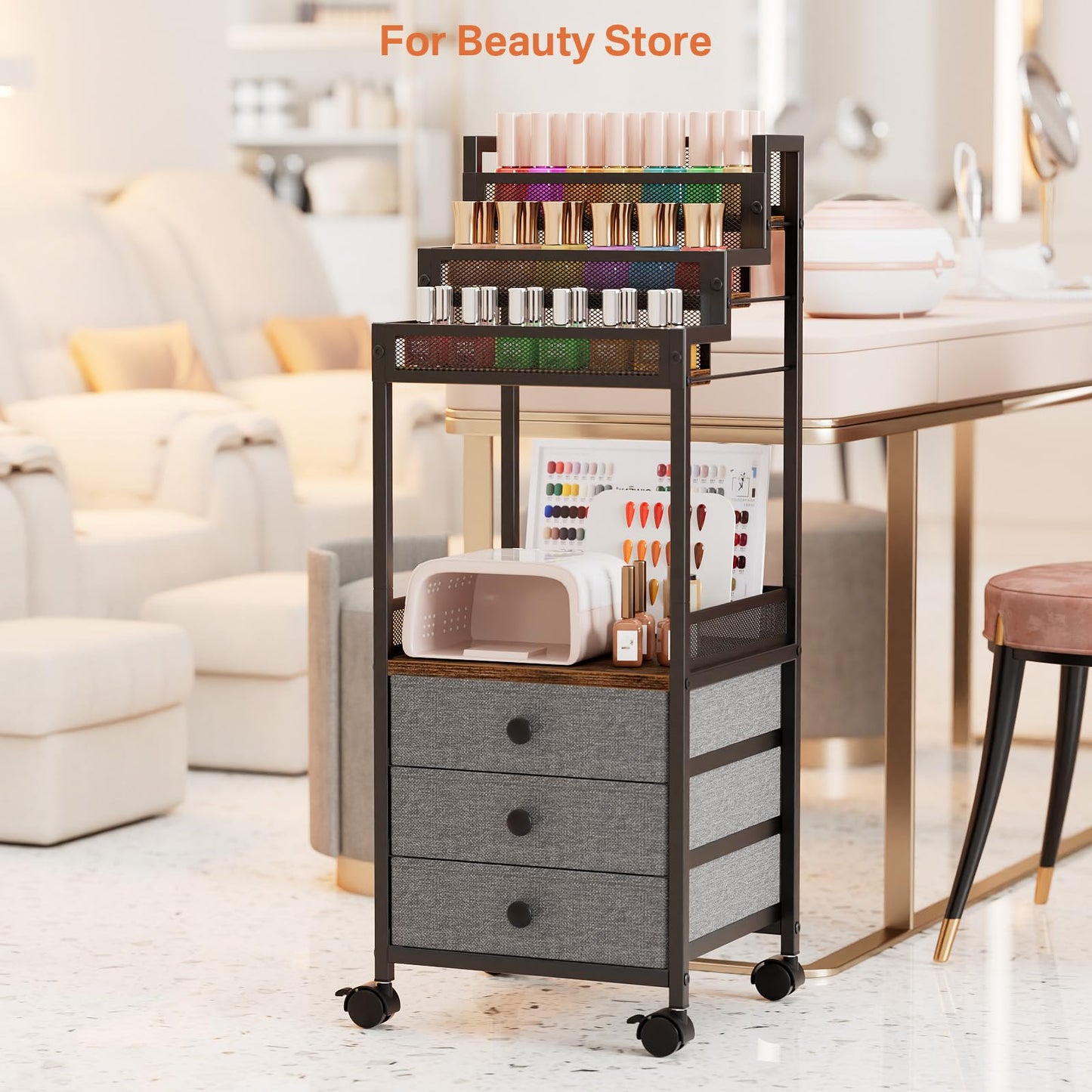 FURFUN Display Riser Stand Perfume Cologne Organizer for Men and Women 13in