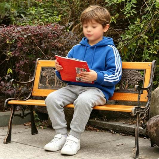 BXTJOFX Kids 2 Seater Garden Patio Childrens Bench with Animal Design, Park Outdoor Bench, Patio Benches Kids 2-Person Wooden & Cast Iron Mini Sized Park Outdoor Garden Bench Childrens Bench