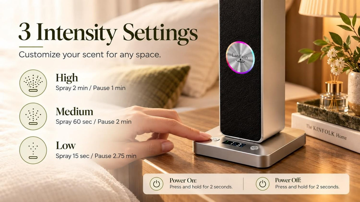 LANTIXIN Waterless Aromatherapy for Diffuser Large Room Home Hotel Spa