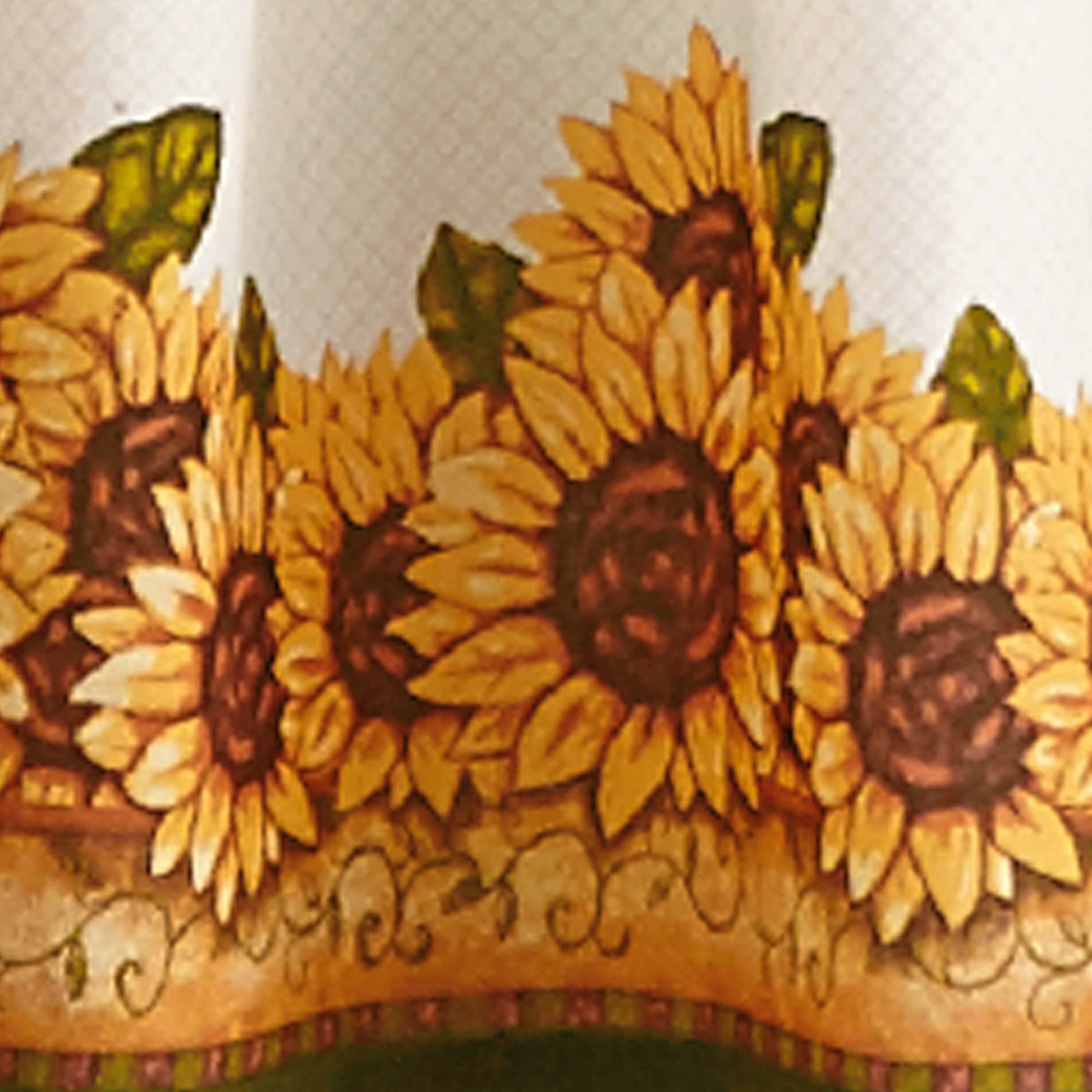 Curtainworks Sunflower Garden Tier & Valance Set, 56 x 36 Yellow, 3-Piece