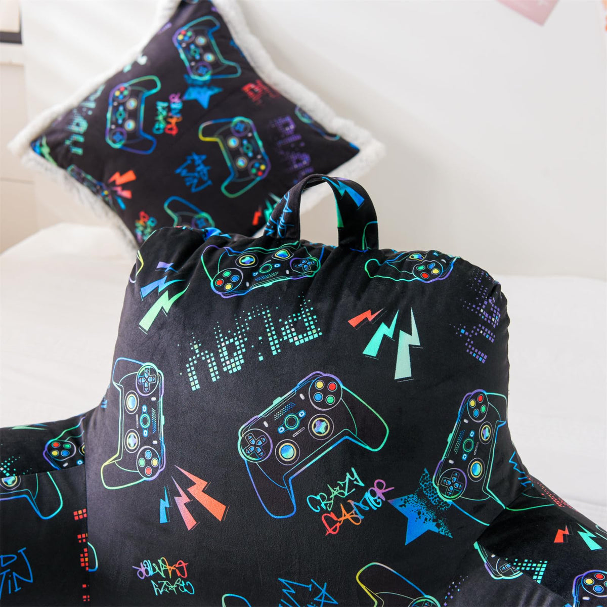 A Nice Night 17" Kids Bed Wedge Reaing Pillows with Arms for Sitting