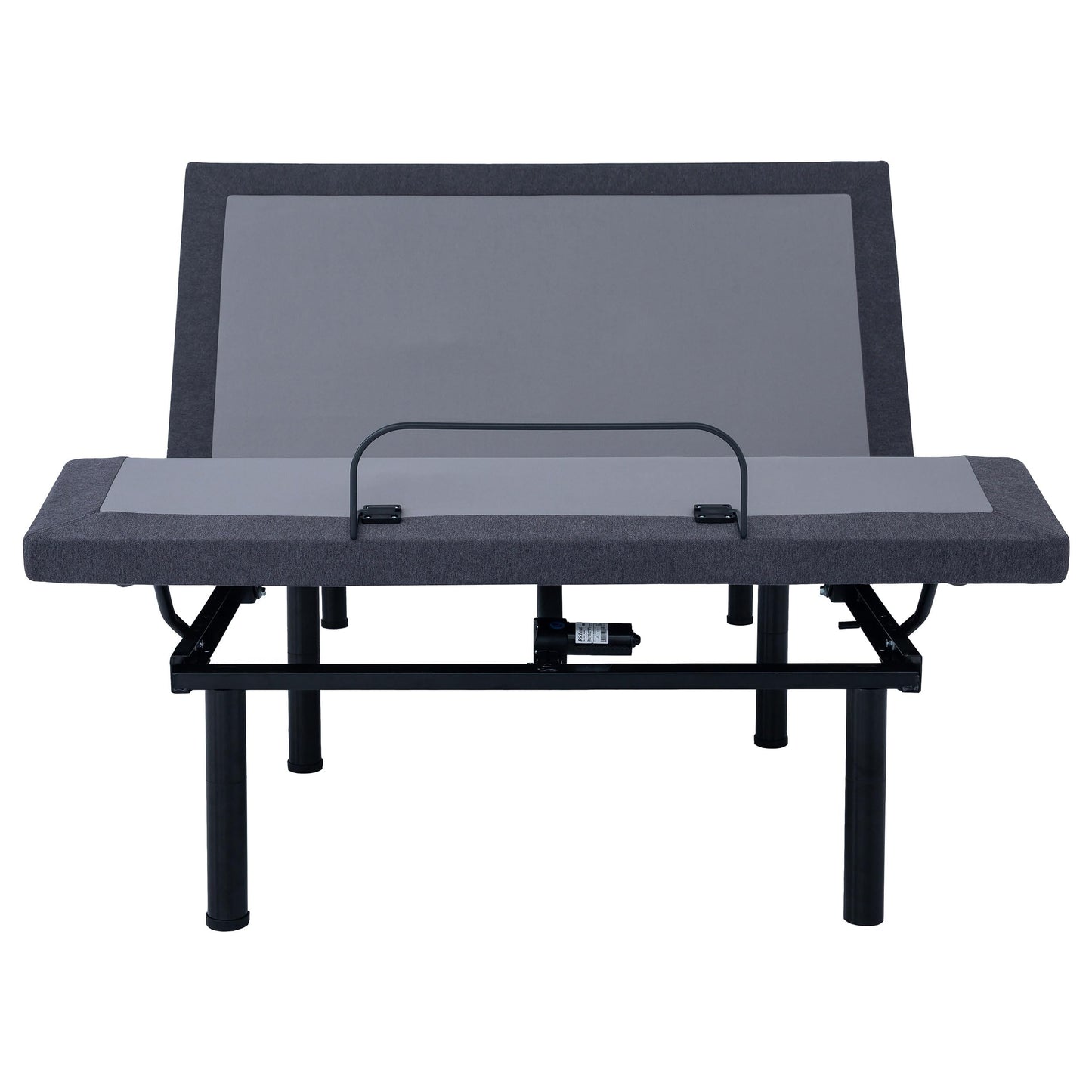 Coaster Home Furnishings Clara Contemporary California King Size Upholstered Adjustable Bed Base with Wireless Remote Height Adjustable Legs Easy Assembly Black 350131KW