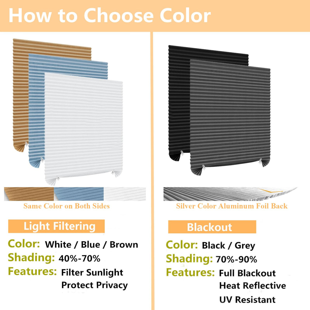 Window Blinds Cordless No Drill Cut to Size Stick On Temporary Paper Shades