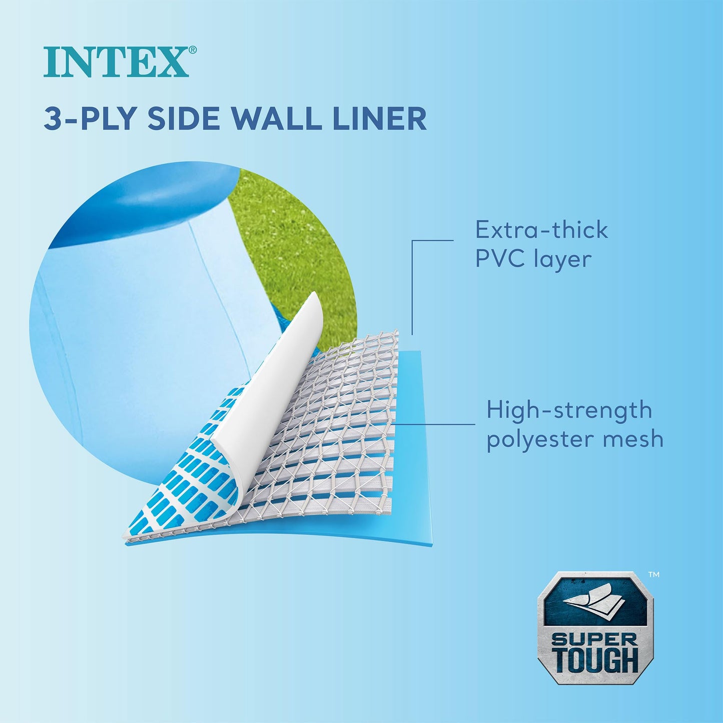 Intex Easy Set 18 Foot by 48 Inch Round Inflatable Above Ground Swimming Pool with Filter Pump, Ladder, Pool Cover, and 6 Pack Filter Cartridges, Blue