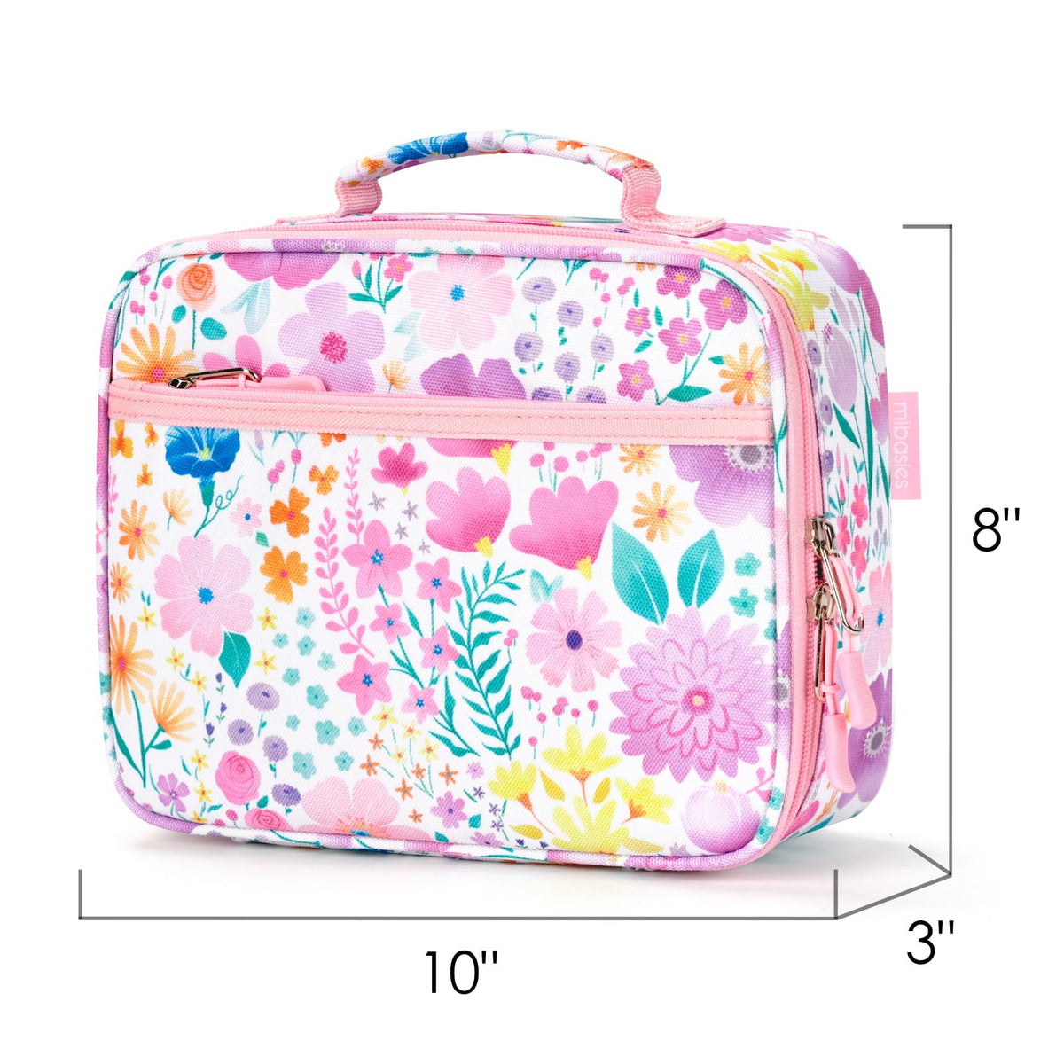 mibasies Kids Lunch Box for Girls, Insulated Lunch Bag School Kindergarten