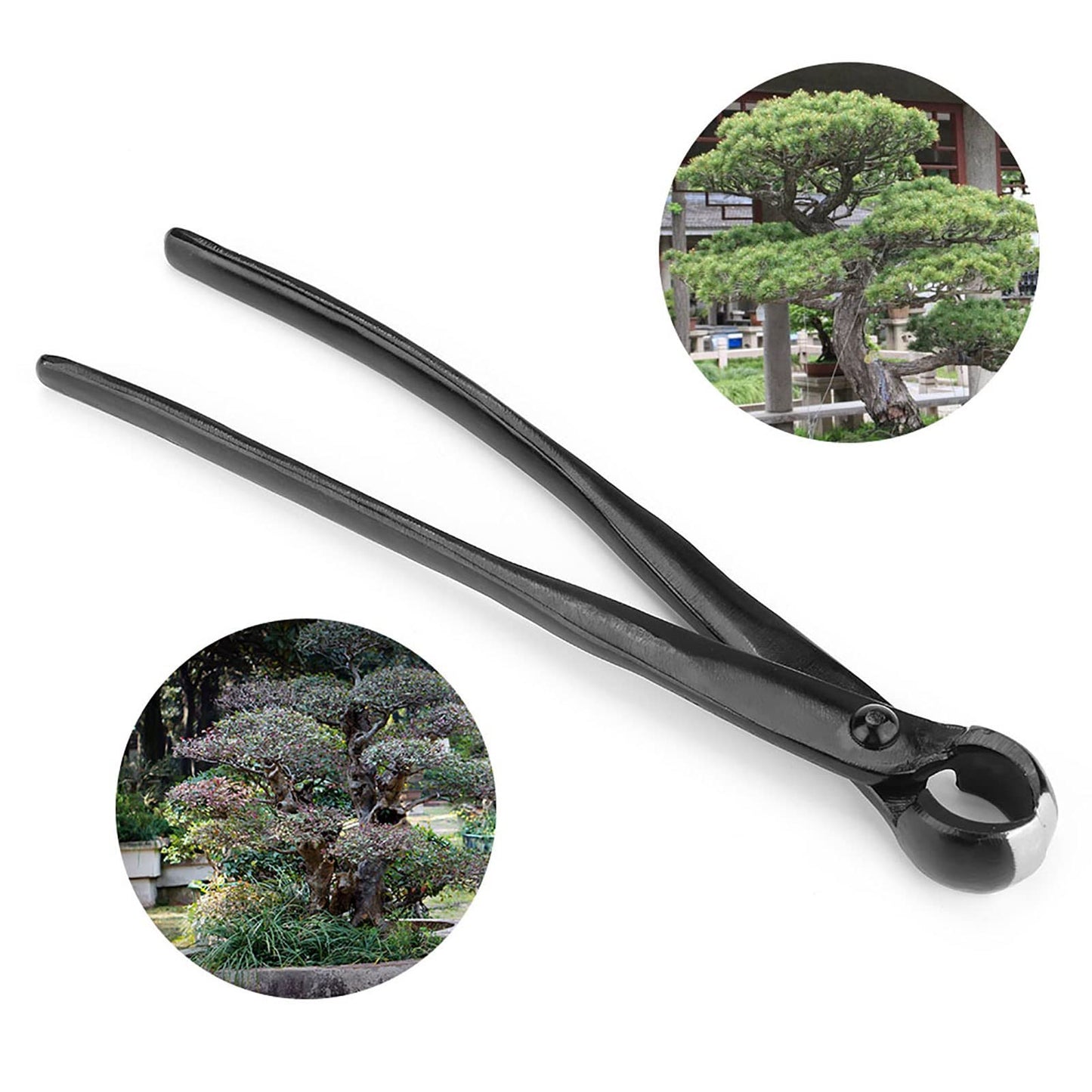 Haosie Bonsai Concave Cutter, Bonsai Tools Concave Cutter, 8.4 Inch Manganese Steel Alloy Sharp Blade Round Edge Knob Cutter, Gardening Concave Pruner(210mm / 8.27inch)(210mm)