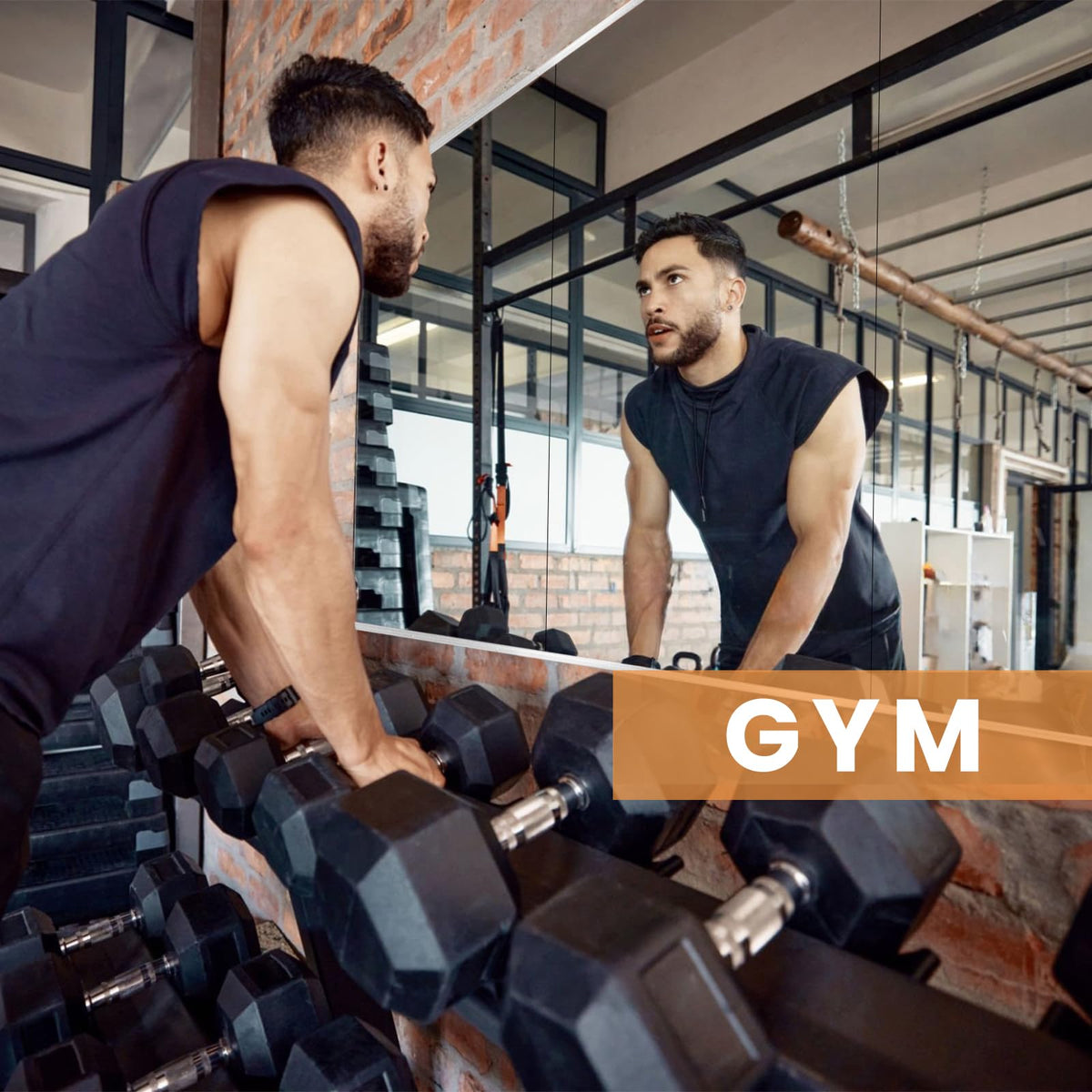 pertetey 48 x 24 in Home Gym Mirrors, Frameless, 2-Pack